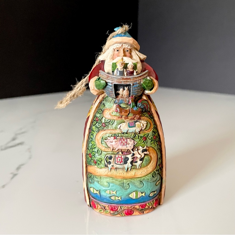 Noah's Ark Santa Ornament by Jim Shore